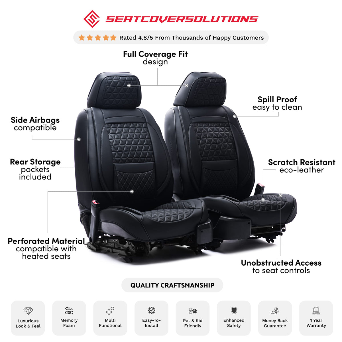 Luxury Seat Covers Kit